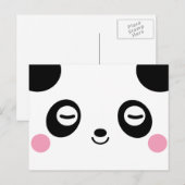 Nickerchen Time Panda Postkarte (Vorne/Hinten)