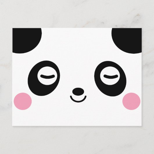 Nickerchen Time Panda Postkarte (Vorderseite)