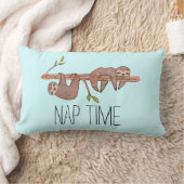 Nickerchen Time Sleepy Lazy Sloth Zeichnend Kissen (Decke)