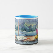 NICKERCHEN u. SCHNEEFLOCKEN durch SHARON SHARPE Tasse (Zentrum)
