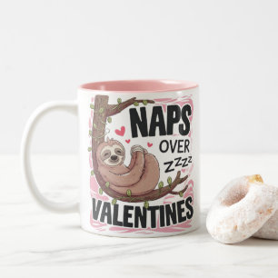 Nickerchen über Valentine Tasse