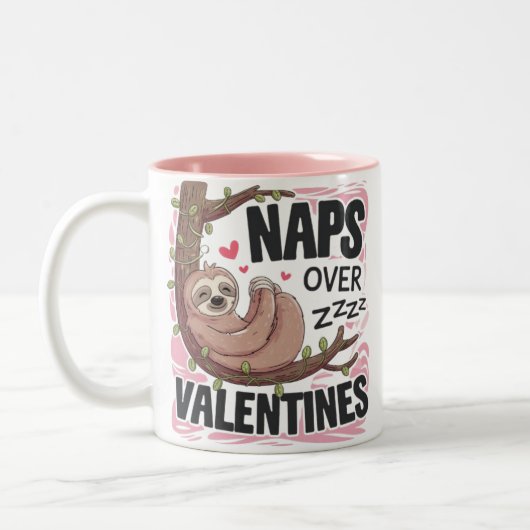 Nickerchen über Valentine Tasse (Links)