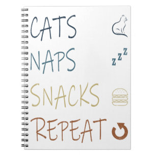 Nickerchen und Snacks Die besten Geschenke für Ka Notizblock