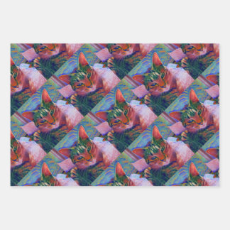 Nickerchen-Wrapping-Papier Geschenkpapier Set