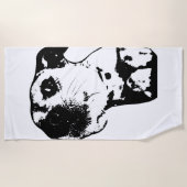 Nickerchen Zeit an der Küste Strandtuch (Vorderseite)