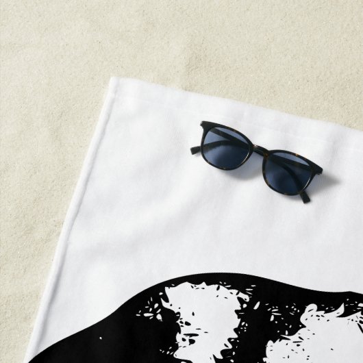 Nickerchen Zeit an der Küste Strandtuch (Beispiel)