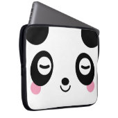 Nickerchen-Zeit-Panda Laptopschutzhülle (Vorne Rechts)