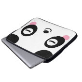 Nickerchen-Zeit-Panda Laptopschutzhülle (Vorne Knopf)