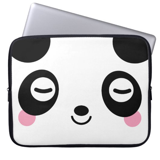 Nickerchen-Zeit-Panda Laptopschutzhülle (Vorderseite)