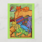 Nickerchen-Zeit Postkarte (Vorderseite)