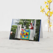 NICKERCHEN-ZEIT, "träumend von Ihnen" kardieren Karte (Gelbe Blume)