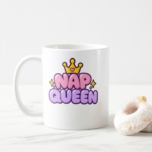 Nickerkönigin Kaffeetasse (Mit Donut)