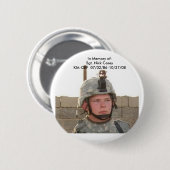 Nickgesicht pix, zum Gedenken an: Sergeant Nick Button (Vorne & Hinten)