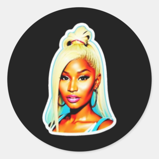 Nicki Minaj Sticker (Vorderseite)