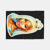 Nicki Minaj Sticker Fleecedecke (Vorderseite (Horizontal))