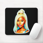 Nicki Minaj Sticker Mousepad (Mit Mouse)