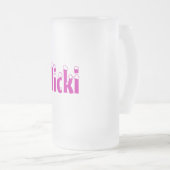 Nicki-Name Art-Mattierte Tasse (VorderseiteRechts)