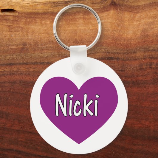 Nicki Schlüsselanhänger (Vorderseite)