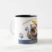Nickie Mommas Engels-Tasse Zweifarbige Tasse (Vorderseite Links)