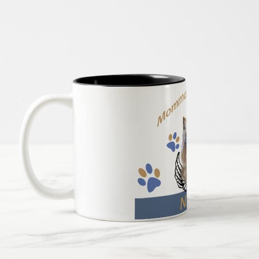 Nickie Mommas Engels-Tasse Zweifarbige Tasse (Links)