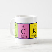 Nicklas Periodenname Tasse (Vorderseite Links)