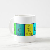 Nicklaus Periodenname Tasse (Vorderseite Links)