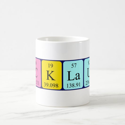 Nicklaus Periodenname Tasse (Mittel)