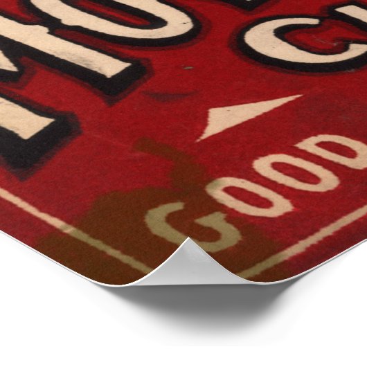 Nickle Movement Cigar 1900 Poster (Ecke)