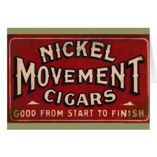 Nickle Movement Zigarre 1900 (Vorderseite (Horizontal))