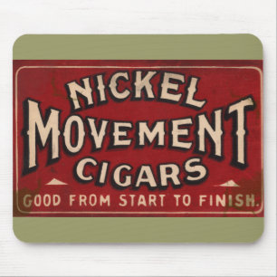 Nickle Movement Zigarre 1900 Mousepad