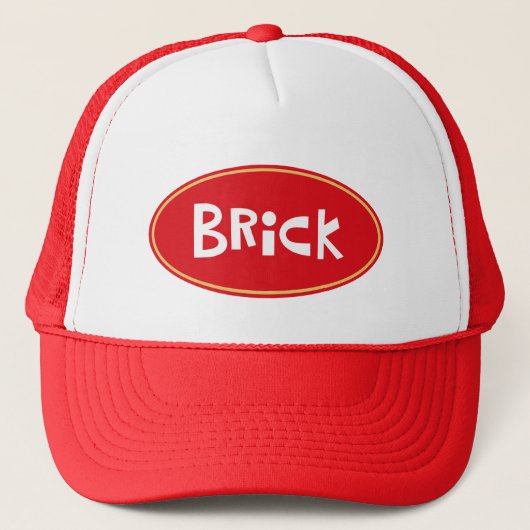 Nickname BRICK Truckerkappe (Vorderseite)