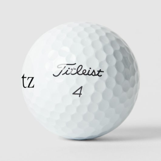 Nickname Personalisiert Initial Simple Golf Balls Golfball (Logo)