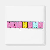 Nickolas Periodenmagnet Magnet (Vorne)