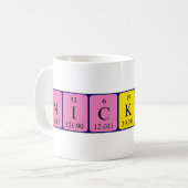 Nickolas Periodenname Tasse (Vorderseite Links)