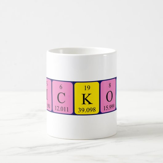 Nickolas Periodenname Tasse (Mittel)