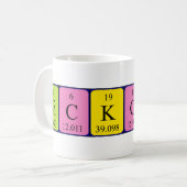 Nickolas Periodenname Tasse (Vorderseite Links)