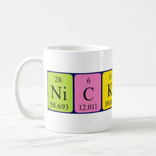 Nickolas Periodenname Tasse (Links)