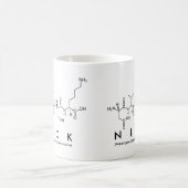 Nickpeptid-Namen-Tasse Kaffeetasse (Mittel)