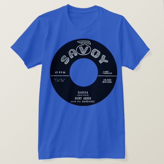 Nicky Addeo - Gloria Record T-Shirt (Design vorne)