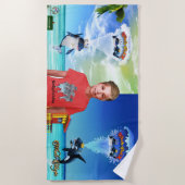 Nicky Holiday WHALE MAIL Strandtuch (Vorderseite)