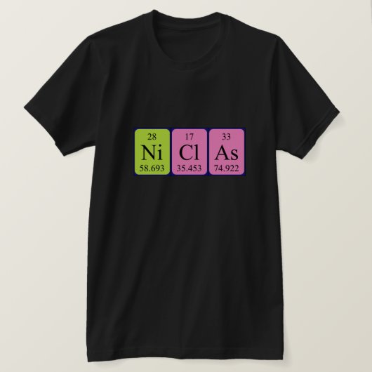 Niclas Periodenname Shirt (Design vorne)