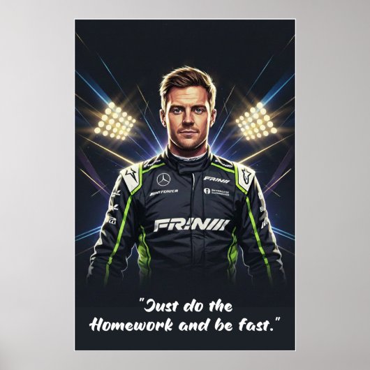 Nico Hülkenberg Poster (Vorne)