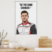 Nico Hülkenberg Racing Vector – Be the Game Change Poster (Küche)