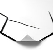 Nico Hülkenberg Racing Vector – Be the Light Poster (Ecke)