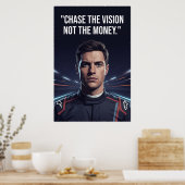 Nico Hülkenberg Racing Vector – Chase the Vision Poster (Küche)