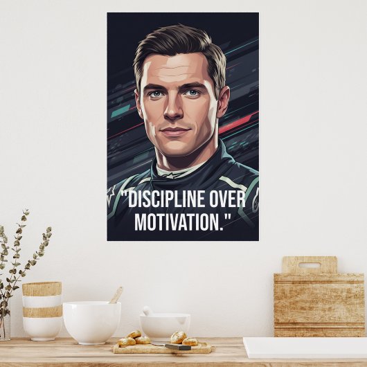 Nico Hülkenberg Racing Vector – Poster (Küche)