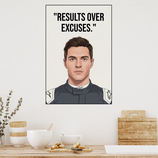 Nico Hülkenberg Racing Vector – Poster (Küche)