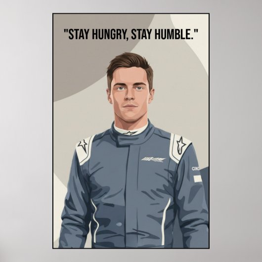 Nico Hülkenberg Racing Vector – Poster (Vorne)