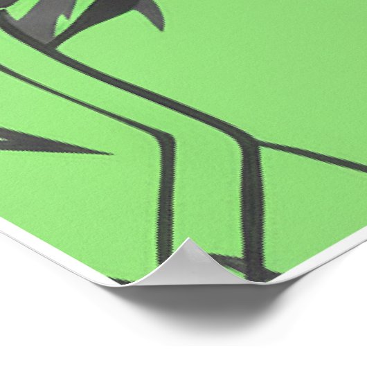 Nico Hülkenberg Racing Vector – Poster (Ecke)