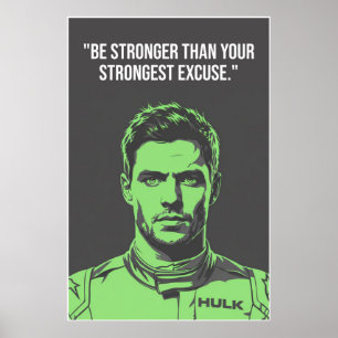 Nico Hülkenberg Racing Vector – Poster